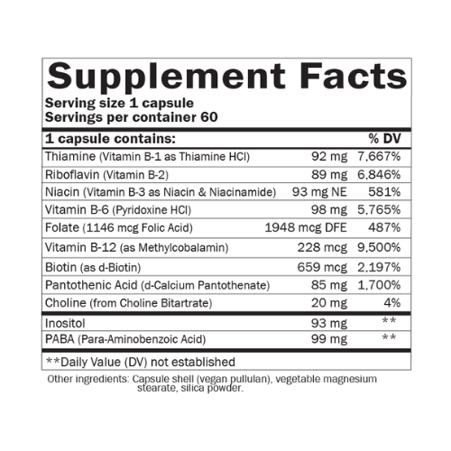 B-complex supp facts 30822